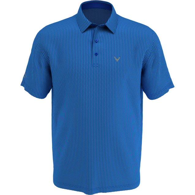 Men's All Over Printed Short Sleeve Polo