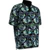 Men's Structured Floral Printed Short Sleeve Polo