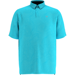 Men's All Over Contour Printed Short Sleeve Polo