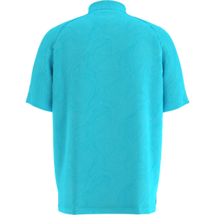 Men's All Over Contour Printed Short Sleeve Polo