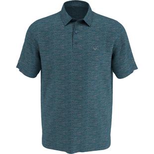 Men's Big & Tall All Over Printed Short Sleeve Polo