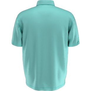 Men's Fine Line Stripe Short Sleeve Polo