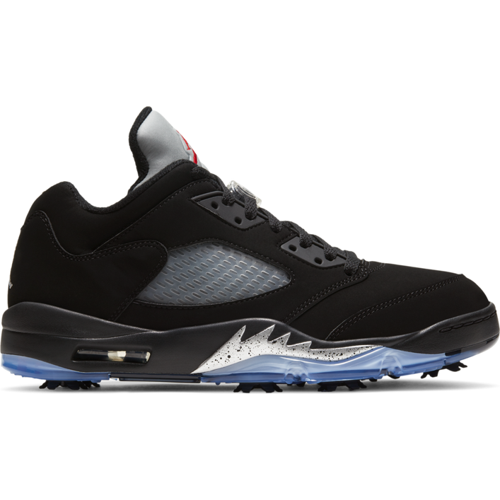 Air Jordan V Low Spiked Golf Shoe Black/Metallic NIKE Golf Town