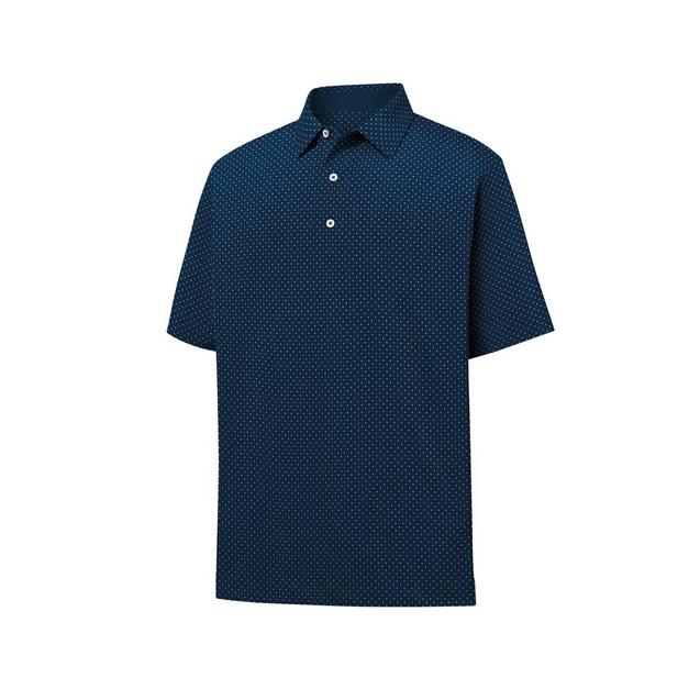 Polo Stretch Lisle à motif de pois pour hommes FOOTJOY