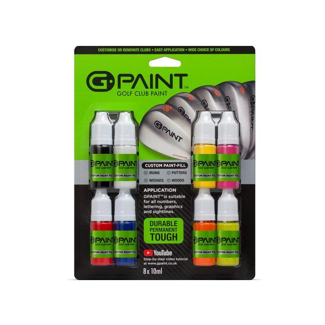 Peinture pour bâtons de golf - Full Collection (Paquet de 8)