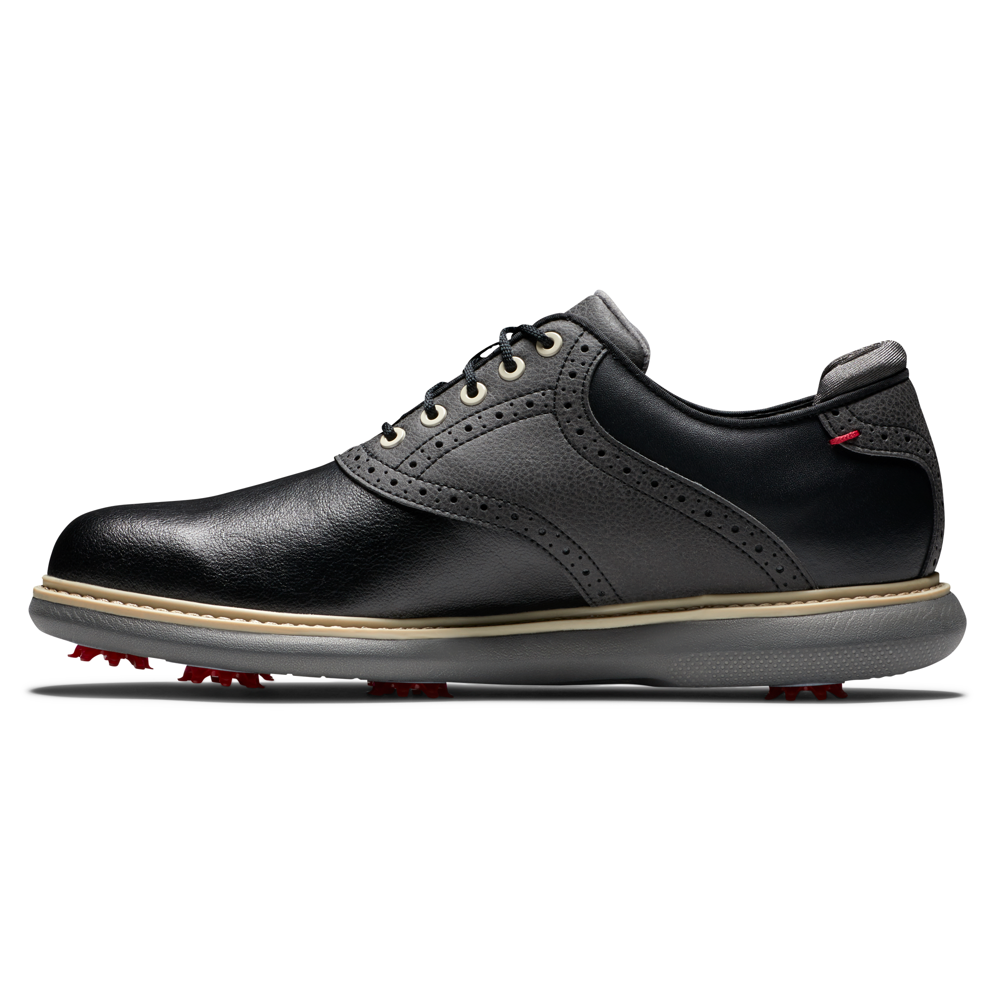 Prior Generation - Men's Traditions Saddle Spiked Golf Shoe Black