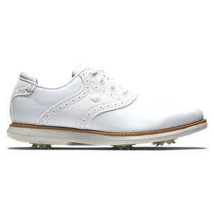 Chaussures DryJoy Premiere Traditions à crampons pour femmes- Blanc