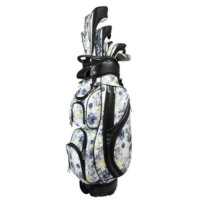 Ensemble complet Diva de 11 pièces - Blanc à motif floral NANCY LOPEZ