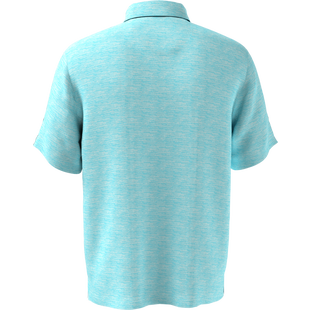 Men's Melange Short Sleeve Polo