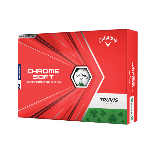 Balles Chrome Soft Truvis - Édition Trèfle CALLAWAY