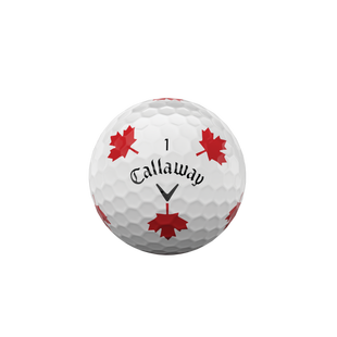 Chrome Soft Truvis Golf Balls - Maple Leaf Edition