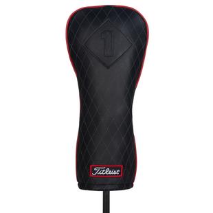 Jet Black Leather Driver Headcover