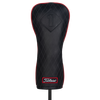 Jet Black Leather Driver Headcover
