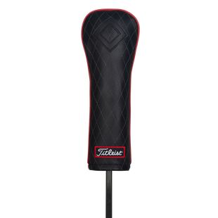 Jet Black Leather Fairway Headcover TITLEIST
