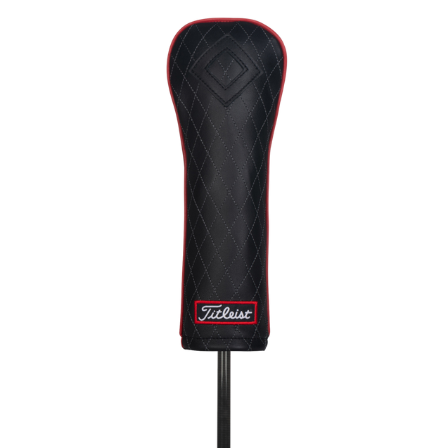 Jet Black Leather Fairway Headcover TITLEIST