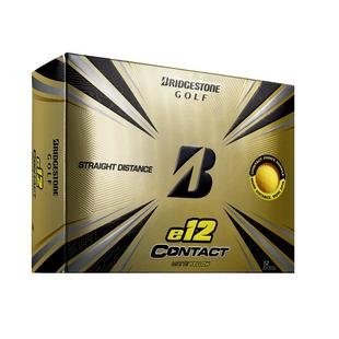 e12 Contact Golf Balls - Matte Yellow