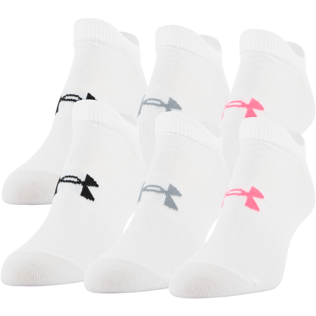 Women's Essential No Show Socks - 6 Pack UNDER ARMOUR