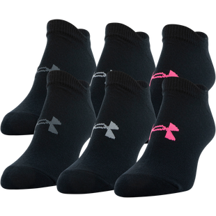 Women's Essential No Show Socks - 6 Pack