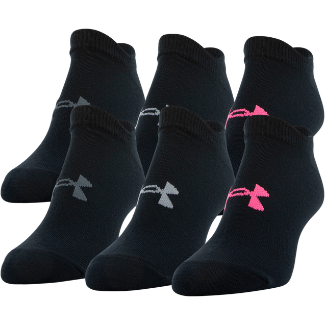 Women's Essential No Show Socks - 6 Pack UNDER ARMOUR