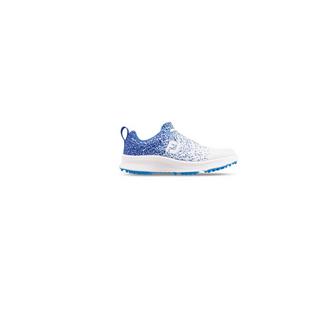 Women's Leisure Spikeless Shoe - White/Blue