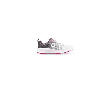 Women's Leisure Spikeless Shoe - Black/White