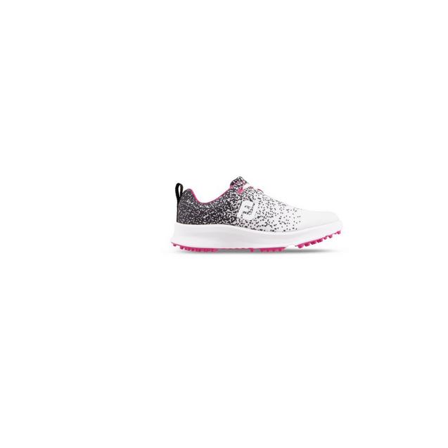 Women's Leisure Spikeless Shoe - Black/White FOOTJOY