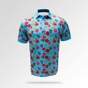 Men's Grandma's Wallpaper Short Sleeve Polo