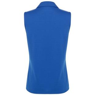 Polo ventilé sans manches pour femmes