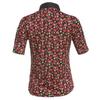 Women's Floral Printed Puff Short Sleeve Polo