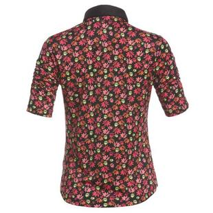 Polo Puff à imprimé floral pour femmes