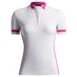 Women's Tuxedo Short Sleeve Polo