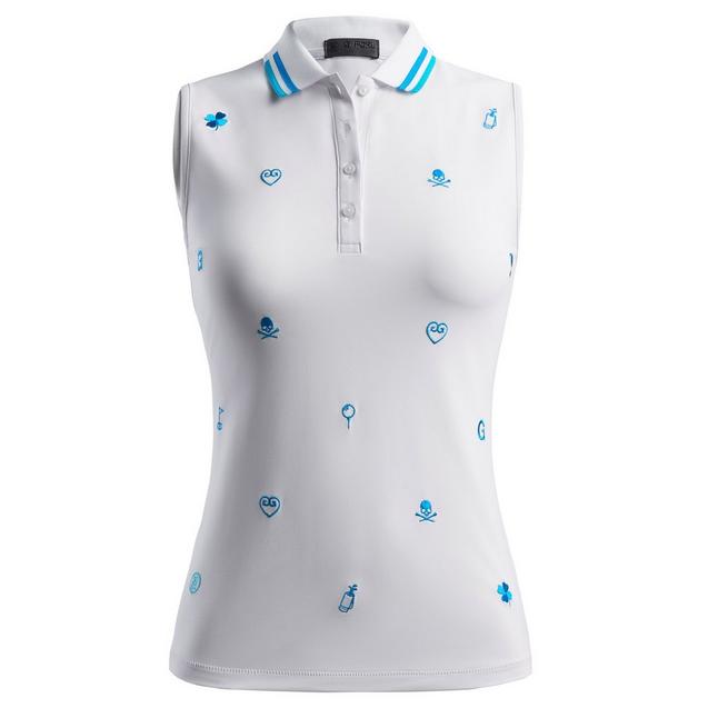 Women's Embroidered Sleeveless Polo G/FORE