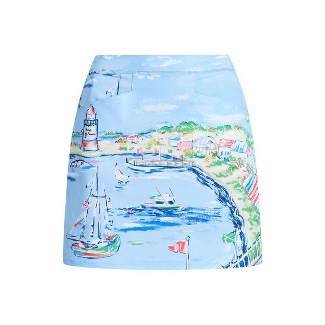 Women's Printed Pleated Aim Skort