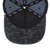 Casquette snapback Camo Tour à visière plate - Noir