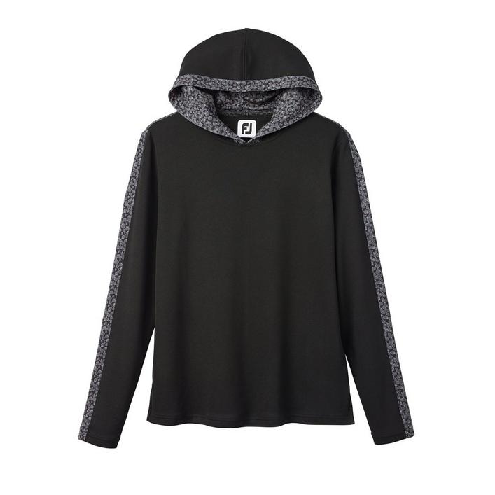 Women's Spot Printed Trim Hoody