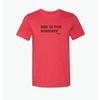 T-Shirt Red is For Sundays pour hommes