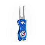 Fourchette &agrave; gazon et marqueur de balle - Blue Jays