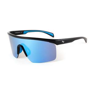 Lunettes de soleil miroir Maverick - Noir/Bleu