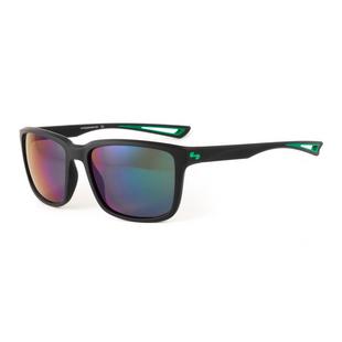 Fly - Matte Black/Brown Flash Green Mir Sunglasses