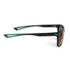 Fly - Matte Black/Brown Flash Green Mir Sunglasses