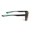 Lunettes de soleil miroir Fly - Noir mat/Brun