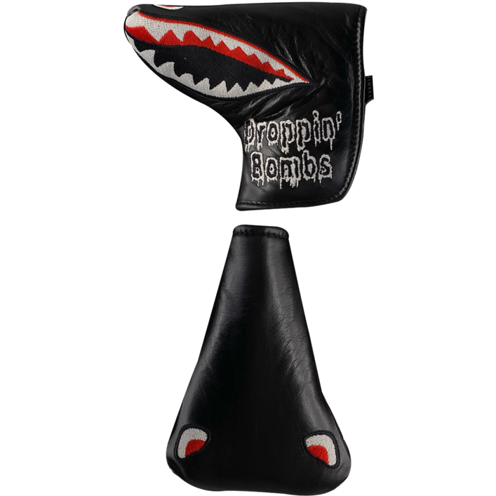 Flying Tiger Fat Boy Putter Headcover - Blackout Collection