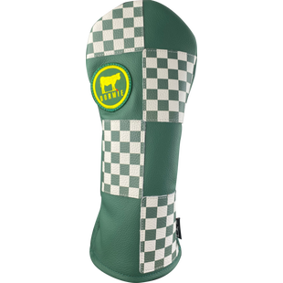 Green Checkered Flag Driver Headcover