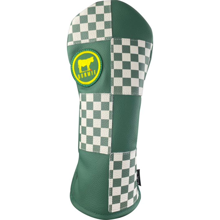 Green Checkered Flag Driver Headcover
