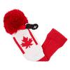 Couvre-b&acirc;ton tiss&eacute; aux couleurs du Canada