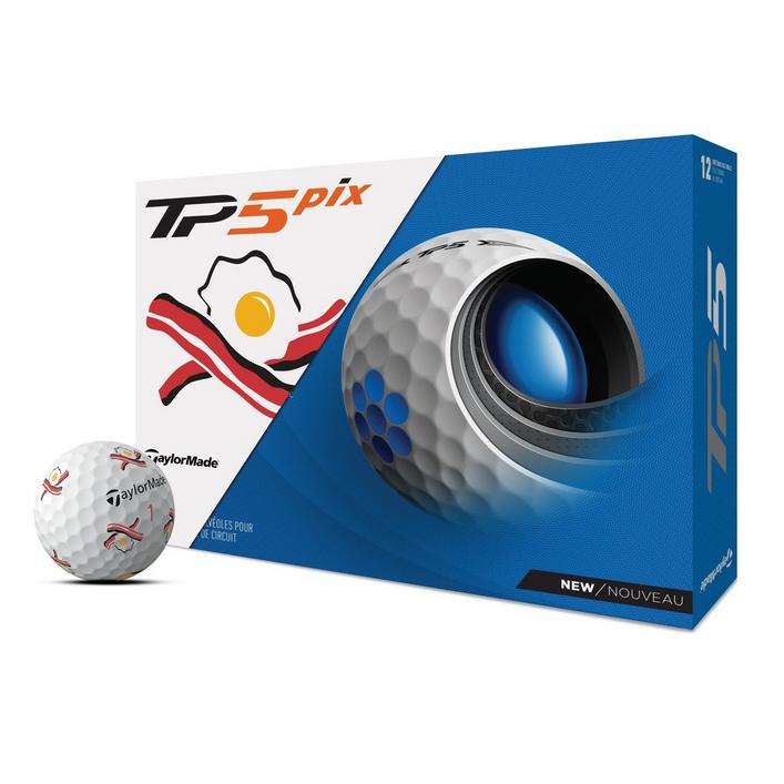 Balles de golf TP5 Pix - Édition Bacon N' Eggs