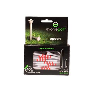 EPOCH White/Red Tees Combo Pack (40 Count)