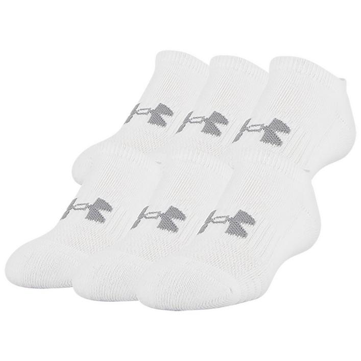 Junior Training Cotton No Show Socks - 6 Pack