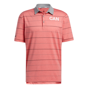 Men's Canada Ultimate 365 Heather Stripe Short Sleeve Polo