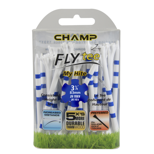 Zarma FLYtee - 3 1/4 Inch (25 Count) CHAMP